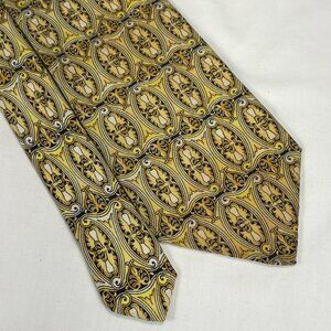 elegant vintage istante by Versace multi color geometric all silk tie